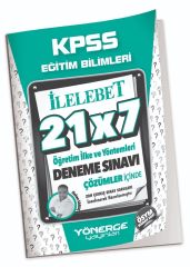 Yönerge KPSS Eğitim Bilimleri Öğretim İlke ve Yöntemleri 21x7 Deneme Çözümlü Yönerge Yayınları