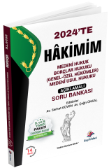 Dizgi Kitap 2024 Hakimim Hakimlik Medeni-Borçlar-Medeni Usul Hukuku Soru Bankası Çözümlü 14. Baskı Dizgi Kitap