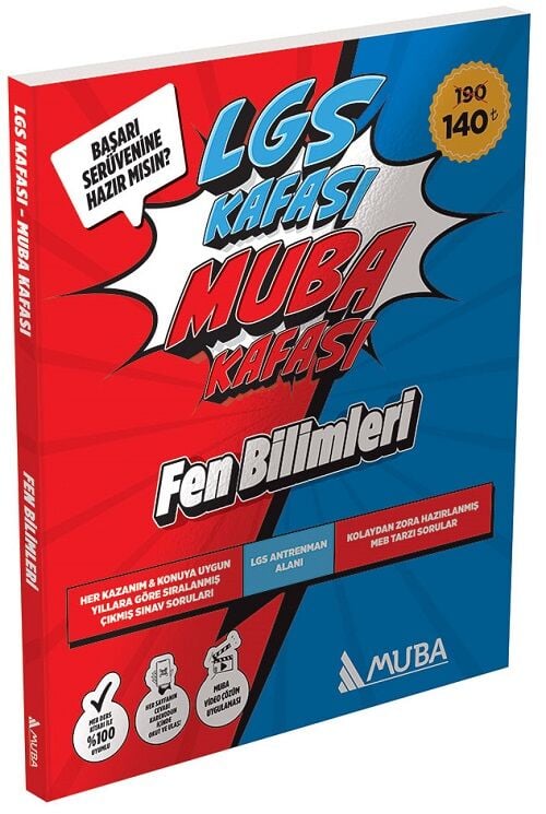 Muba 8. Sınıf Fen Bilimleri LGS Kafası Muba Kafası Soru Bankası Muba Yayınları