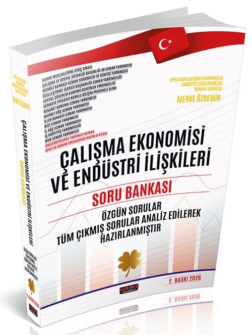 Savaş 2026 ÇEKO Çalışma Ekonomisi ve Endüstri İlişkileri Soru Bankası 2. Baskı - Merve Özdemir Savaş Yayınları