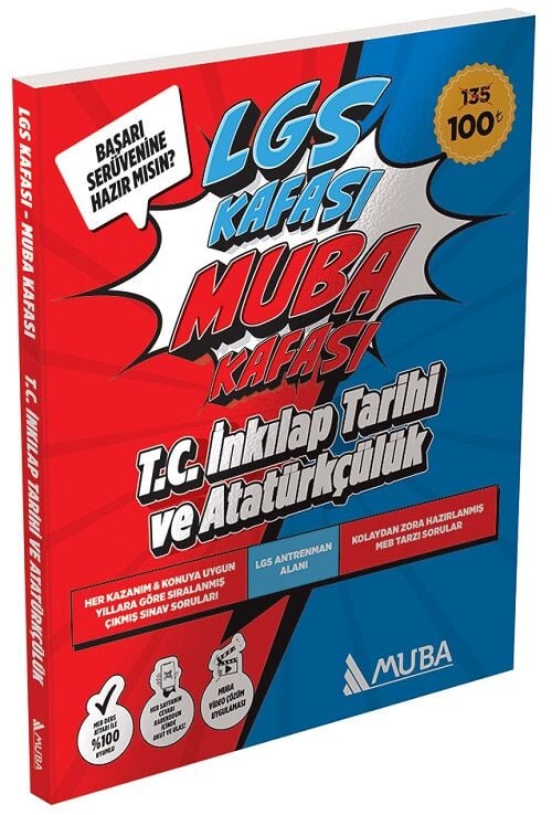 Muba 8. Sınıf TC İnkılap Tarihi ve Atatürkçülük LGS Kafası Muba Kafası Soru Bankası Muba Yayınları