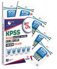 Kurul 2026 KPSS Ön Lisans Çıkmış Sorular Tıpkı Basım Son 5 Yıl Çözümlü Kurul Yayıncılık