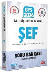 Data 2026 GYS İçişleri Bakanlığı Şef Soru Bankası Çözümlü Görevde Yükselme Data Yayınları