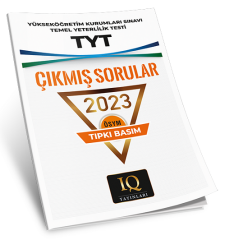 IQ Yayınları YKS TYT 2023 Çıkmış Sorular Tıpkı Basım IQ Yayınları