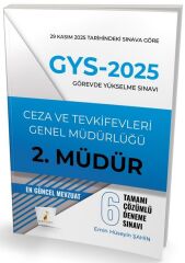 Pelikan 2025 GYS Ceza ve Tevkifevleri Genel Müdürlüğü 2. Müdür 6 Deneme Çözümlü Görevde Yükselme - Emin Hüseyin Şahin Pelikan Yayınevi