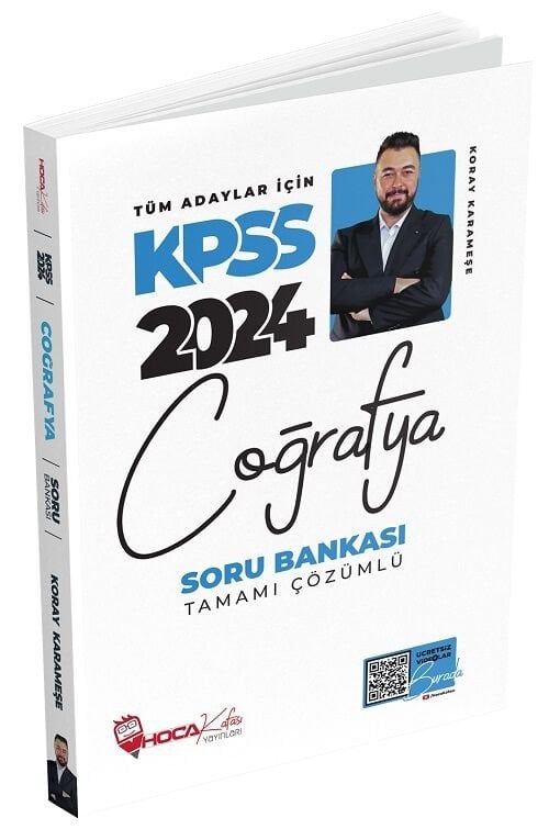 SÜPER FİYAT - Hoca Kafası 2024 KPSS Coğrafya Soru Bankası Çözümlü - Koray Karameşe Hoca Kafası Yayınları