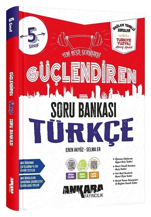 Ankara Yayıncılık 5. Sınıf Türkçe Güçlendiren Maarif Model Soru Bankası Ankara Yayıncılık