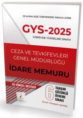 Pelikan 2025 GYS Ceza ve Tevkifevleri Genel Müdürlüğü İdare Memuru 6 Deneme Çözümlü Görevde Yükselme - Emin Hüseyin Şahin Pelikan Yayınevi