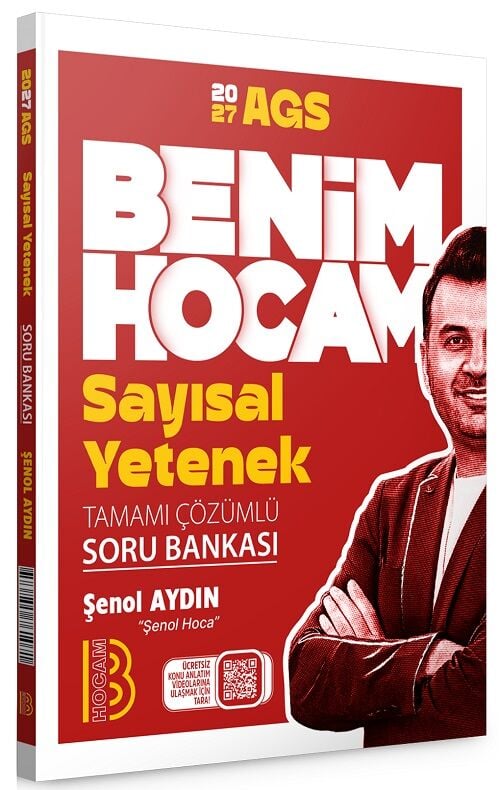 Benim Hocam 2027 MEB-AGS Sayısal Yetenek Soru Bankası Çözümlü - Şenol Aydın Benim Hocam Yayınları