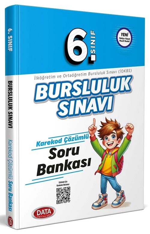 Data 6. Sınıf Bursluluk Sınavı Soru Bankası Karekod Çözümlü Data Yayınları