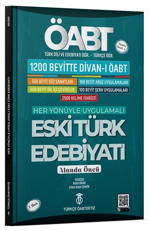 Türkçe ÖABTDEYİZ Divanı ÖABT Türkçe-Türk Dili Edebiyatı Eski Türk Edebiyatı - Enes Kaan Şahin, Asım Kara Türkçe ÖABTDEYİZ