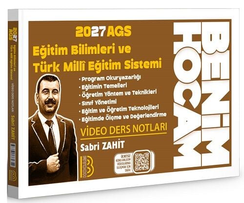 Benim Hocam 2027 MEB-AGS Eğitim Bilimleri ve Türk Milli Eğitim Sistemi Ders Notları - Sabri Zahit Benim Hocam Yayınları