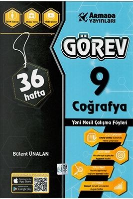 Armada 9. Sınıf Coğrafya Görev Çalışma Föyleri Armada Yayınları