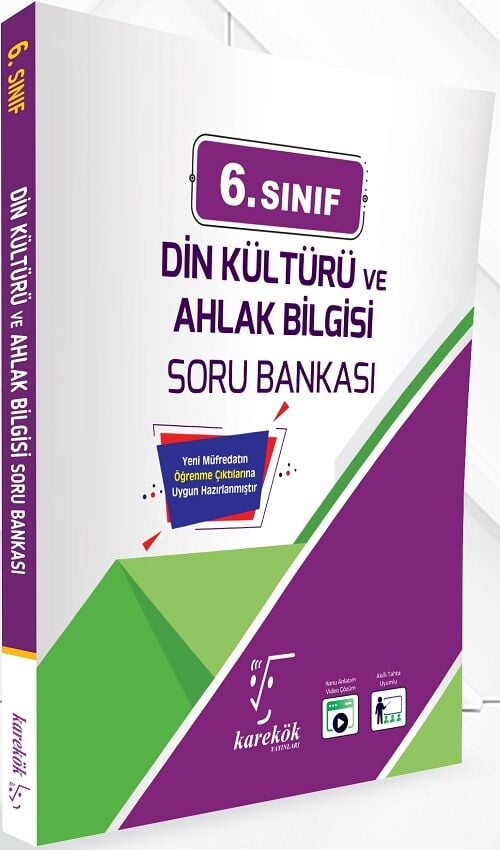 Karekök 6. Sınıf Din Kültürü ve Ahlak Bilgisi Soru Bankası Karekök Yayınları