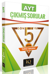 IQ Yayınları YKS AYT Çıkmış Sorular Son 5 Yıl Tıpkı Basım IQ Yayınları