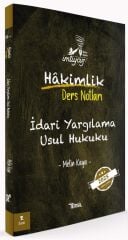 Temsil 2025 İMTİYAZ Hakimlik İdari Yargılama Usul Hukuku Ders Notları 7. Baskı - Metin Kaya Temsil Kitap Yayınları