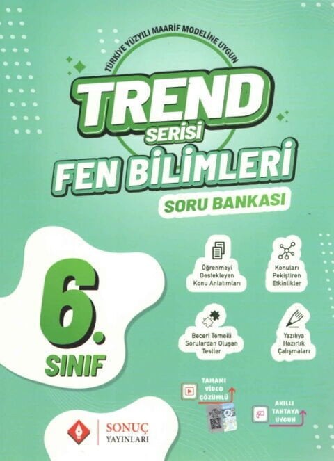 Sonuç 6. Sınıf Fen Bilimleri Trend Soru Bankası Sonuç Yayınları