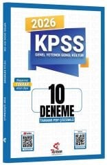 Tekrar Akademi 2026 KPSS Genel Yetenek Genel Kültür 10 Deneme Çözümlü Tekrar Akademi Yayınları