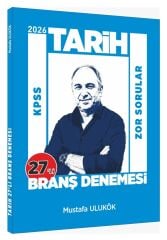 Mustafa Ulukök 2026 KPSS Tarih 27 Deneme Mustafa Ulukök