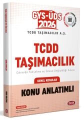 Data 2026 GYS ÜDS TCDD Taşımacılık Genel Konular Konu Anlatımı Görevde Yükselme Ünvan Değişikliği Data Yayınları