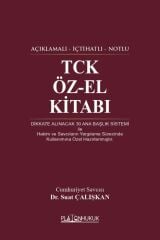 Platon TCK Öz-El Kitabı - Suat Çalışkan Platon Hukuk Yayınları