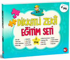 Dikkatli Zeka Eğitim Seti 2. Kitap 4 Yaş Beyaz Balina Yayınları