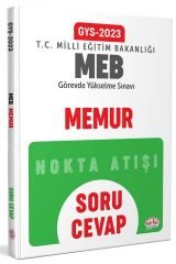 Editör 2023 GYS MEB Milli Eğitim Bakanlığı Memur Nokta Atışı Soru Cevap Görevde Yükselme Editör Yayınları