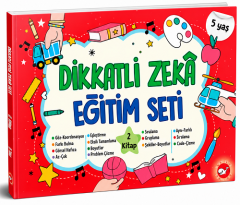 Dikkatli Zeka Eğitim Seti 2. Kitap 5 Yaş Beyaz Balina Yayınları