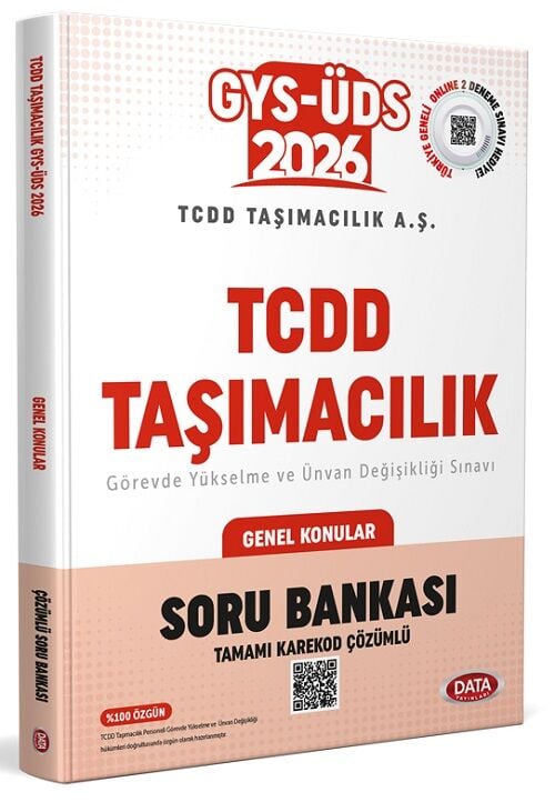 Data 2026 GYS ÜDS TCDD Taşımacılık Genel Konular Soru Bankası Çözümlü Görevde Yükselme Ünvan Değişikliği Data Yayınları