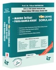 4T Yayınları KPSS A Grubu Makro İktisat, Para-Banka-Kredi Tüm Çıkmış Sorular Çözümlü 18. Baskı - Yüksel Bayraktar 4T Yayınları
