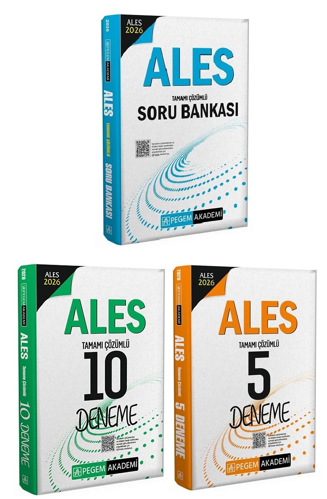Pegem 2026 ALES Soru Bankası + 10+5 Deneme 3 lü Set Pegem Akademi Yayınları