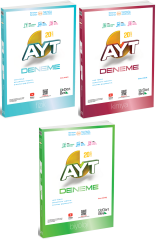 Üç Dört Beş 2026 YKS AYT Fizik+Kimya+Biyoloji 60 Deneme 3 lü Set Çözümlü Üç Dört Beş Yayınları