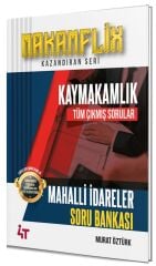 4T Yayınları MAKAMFLİX Kaymakamlık Mahalli İdareler Tüm Çıkmış Sorular Çözümlü - Murat Öztürk 4T Yayınları