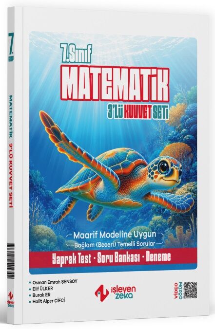 İşleyen Zeka 7. Sınıf Matematik Maarif Modeli 3 lü Kuvvet Seti İşleyen Zeka Yayınları