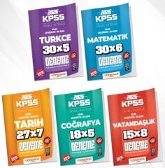 Yönerge 2026 KPSS Genel Yetenek Genel Kültür İLELEBET 31 Deneme 5 li Set Yönerge Yayınları