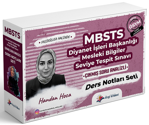 Dizgi Kitap MBSTS Ders Notları Seti 12 Fasikül - Handan Bulut Hoca Dizgi Kitap