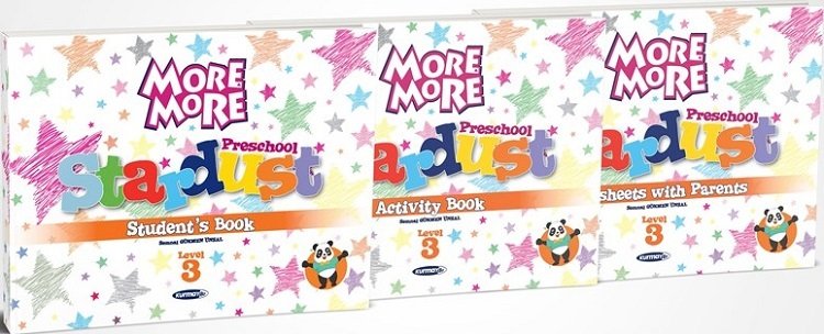 Kurmay ELT More and More Preschool Stardust Level 3 (3 Kitap Set) Kurmay ELT Yayınları