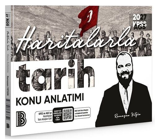 Benim Hocam 2027 KPSS MEB-AGS Haritalarla Tarih Konu Anlatımı - Ramazan Yetgin Benim Hocam Yayınları