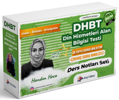 Dizgi Kitap DHBT Ders Notları Seti 13 Fasikül - Handan Bulut Hoca Dizgi Kitap