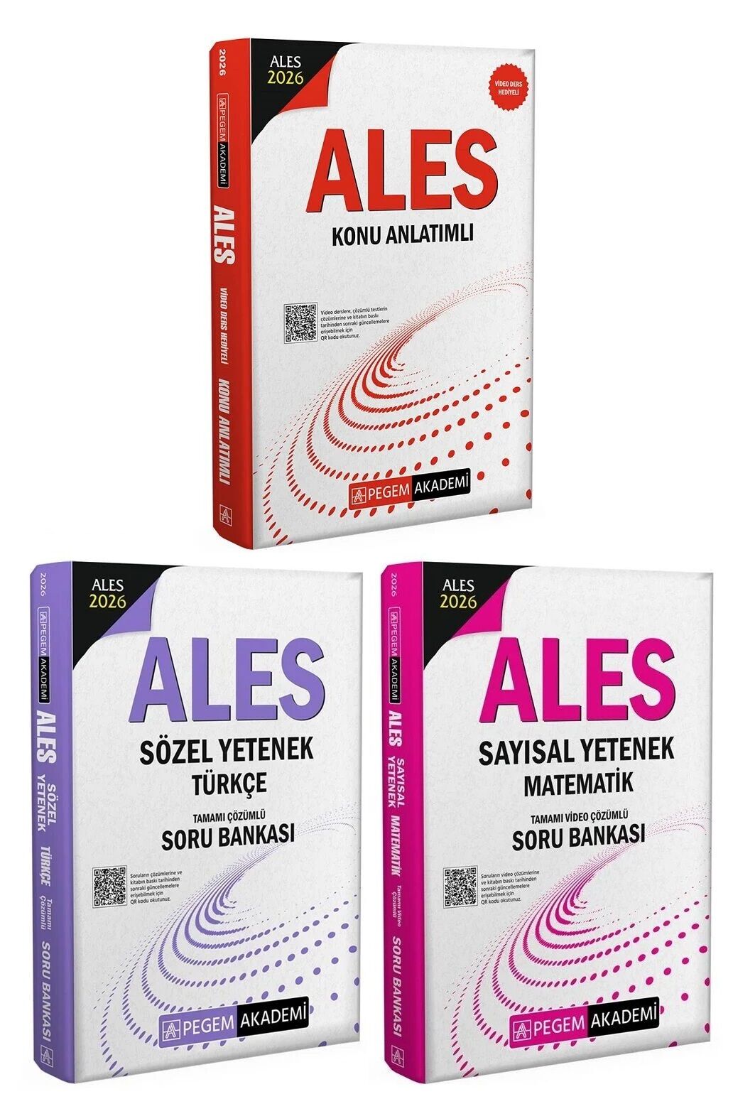Pegem 2026 ALES Konu + Soru Bankası 3 lü Set Pegem Akademi Yayınları