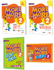 Kurmay ELT More and More English 2 Practice Book - Workbook Seti Kurmay ELT Yayınları