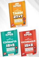 Yönerge 2026 KPSS Tarih + Coğrafya + Vatandaşlık İLELEBET 20 Deneme 3 lü Set Yönerge Yayınları