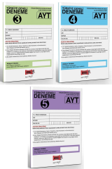 SÜPER FİYAT - Yargı YKS AYT Türkiye Geneli Deneme-3-5 2 li Set Yargı Yayınları
