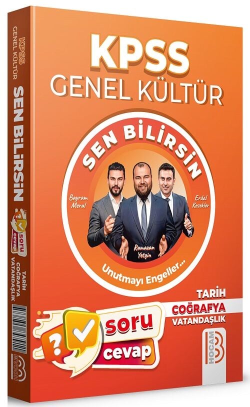 Benim Hocam 2027 KPSS Genel Kültür Tarih Coğrafya Vatandaşlık Sen Bilirsin Soru Cevap Soru Bankası - Ramazan Yetgin Benim Hocam Yayınları