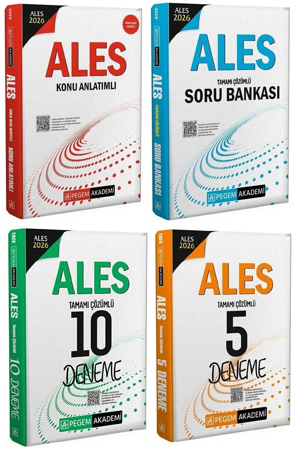 Pegem 2026 ALES Konu + Soru Bankası + 10+5 Deneme 4 lü Set Pegem Akademi Yayınları