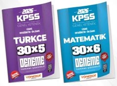 Yönerge 2026 KPSS Türkçe + Matematik İLELEBET 11 Deneme 2 li Set Yönerge Yayınları