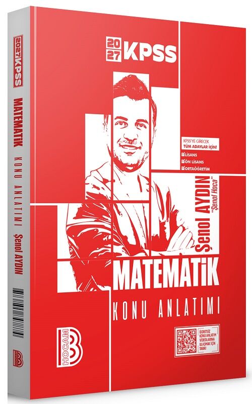 Benim Hocam 2027 KPSS Matematik Konu Anlatımı - Şenol Aydın Benim Hocam Yayınları
