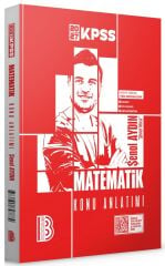 Benim Hocam 2027 KPSS Matematik Konu Anlatımı - Şenol Aydın Benim Hocam Yayınları