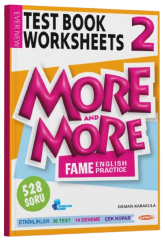 Kurmay ELT More and More English 2 Worksheets Test Book Kurmay ELT Yayınları