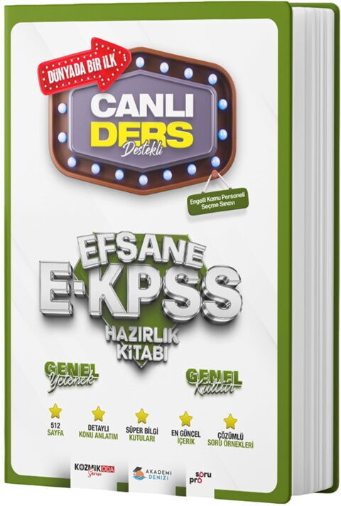 Akademi Denizi EKPSS Efsane Konu Anlatımlı Hazırlık Kitabı Akademi Denizi